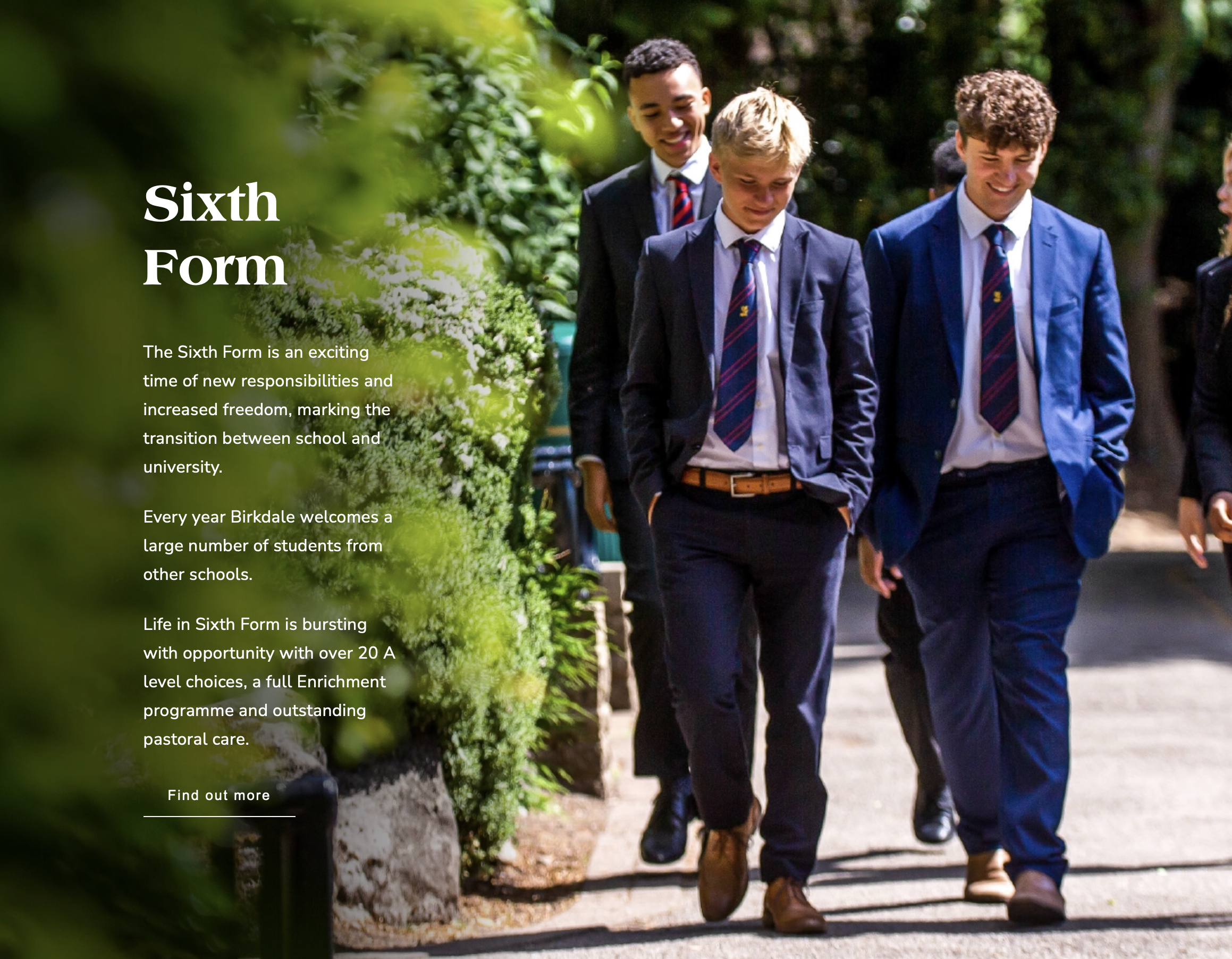 Birkdale School — Boarding